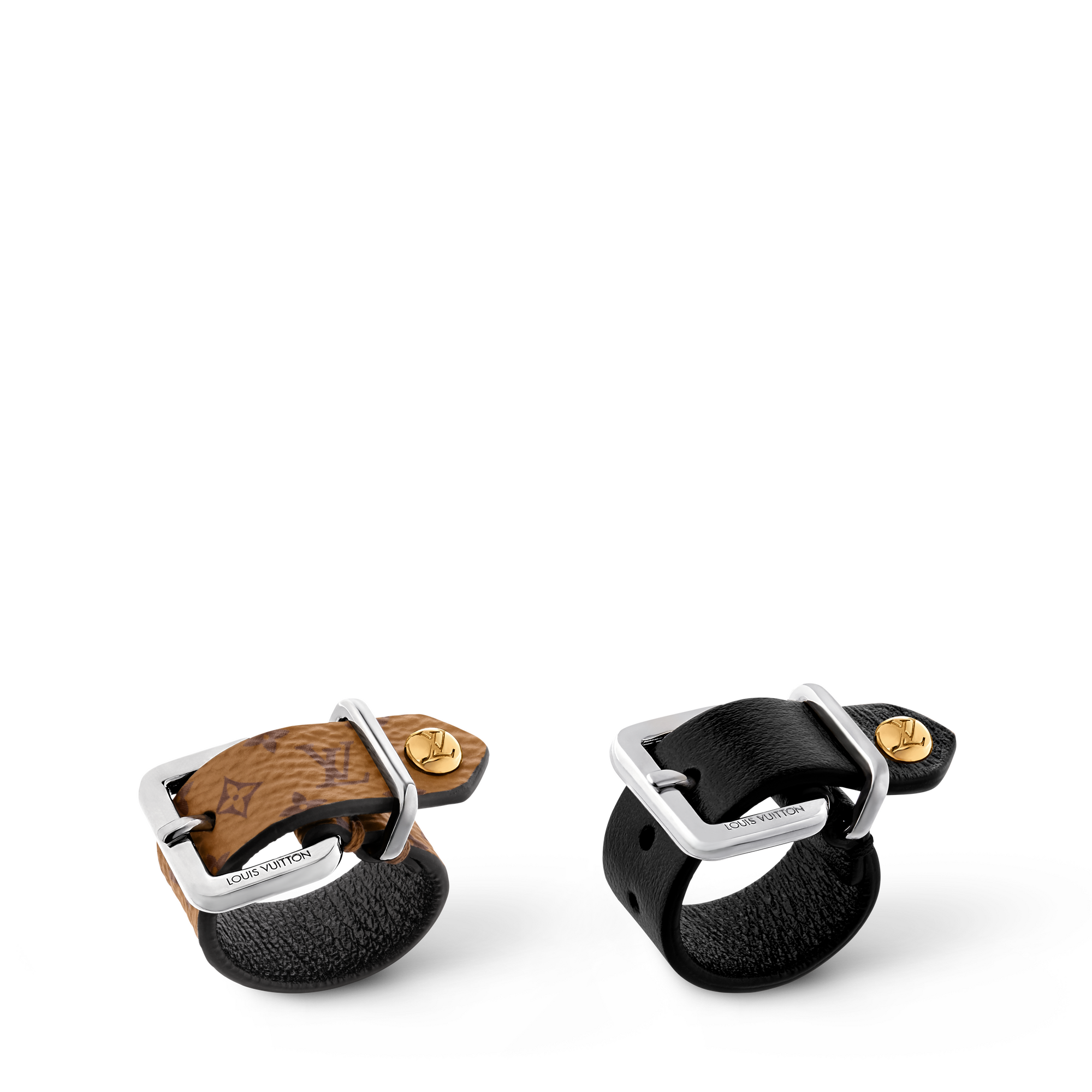 海外限定*LV*モノグラム エンブレムリングセット 2個SET M1761A louis-vuitton-lv-emblem-ring-